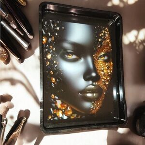 NORE’S NOVELTIES Handcrafted Decorative Serving/ Vanity Tray “PRECIOUS DIAMOND”